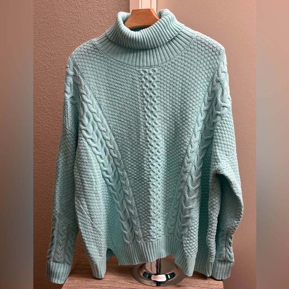 A.N.A - WOMEN’S TURTLENECK LONG SLEEVE SWEATER